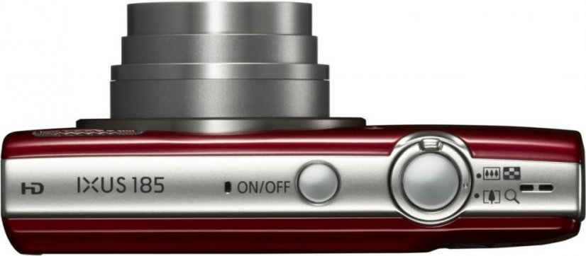 Canon Ixus 185 červený + neoprénové púzdro