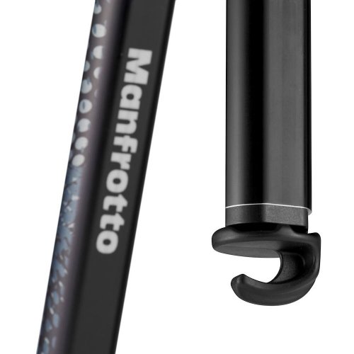 Manfrotto Element MII Aluminium-Stativ mit Kugelkopf Schwarz | Maximale Höhe 160 cm | Geschlossene Länge 43 cm | Gewicht 1,55 kg | Nutzlast 8 kg
