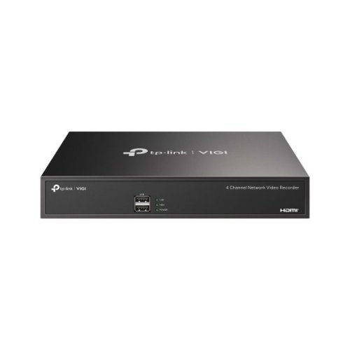 TP-Link VIGI NVR1004H 4 kanály, 4x Lan, 2x USB