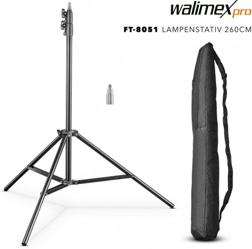 Walimex pro VE Set Classic M 400/200 Ws (Reflex und Durchlichtschirme + Stative)