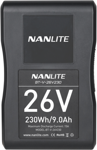 Nanlite V-mount baterie 26 V, 230 Wh