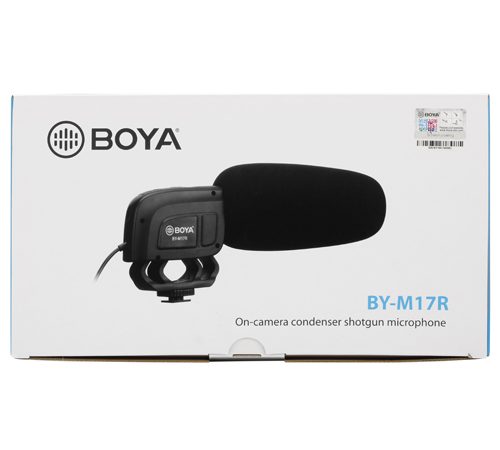 BOYA BY-M17R Nieren-Kondensatormikrofon für DSLR-Camcorder und Audiorecorde BOYA BY-M17R Nieren-Kondensatormikrofon für DSLR-Camcorder und Audiorecorde