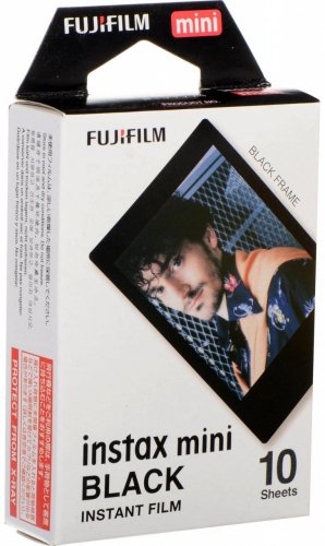 Fujifilm INSTAX mini FILM čierny rámik 10 ks fotiek