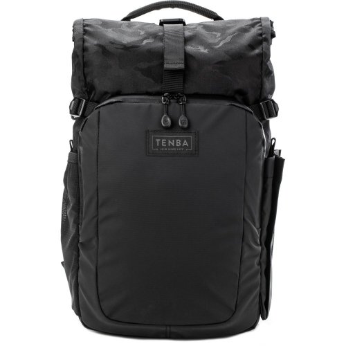 Tenba Fulton v2 16L Photo Backpack | 16L Capacity | for Mirrorless or DSLR Camera with 7 Lenses | 16 inch Laptop | Black/Black Camo