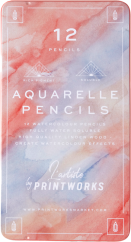 Printworks Color Pencils Aquarelle 12 pcs