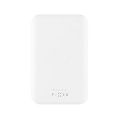 Powerbanka FIXED MagZen s bezdrôtovým nabíjaním a podporou Magsafe, 6 000 mAh, biela