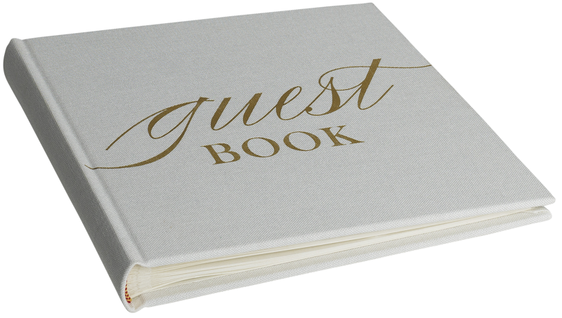 Focus Base Line Canvas Album 20x20 Guestbook White