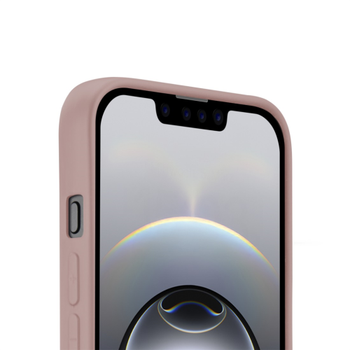 Hama Fantastic Feel, kryt pro Apple iPhone 16e, hedvábný povrch, barva nude