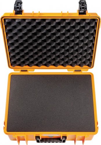 B&W Outdoor Case 6000, kufr s pěnou oranžový