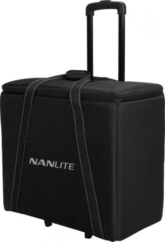 Nanlite 3 light kit 1200DSA, Trolley-Koffer, Leuchtenstativ