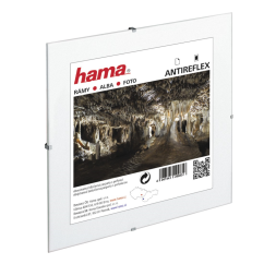 Hama Clip-Fix, antireflexné sklo, 20x20 cm