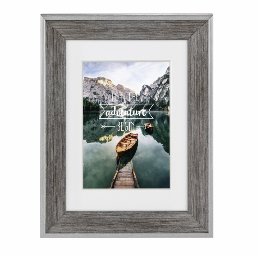 Plastový rámeček Hama SIERRA, šedý, 10x15 cm