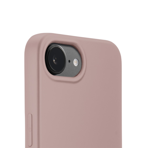 Hama Fantastic Feel, kryt pro Apple iPhone 16e, hedvábný povrch, barva nude