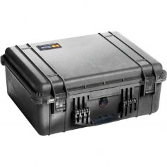 Peli™ Case 1550 Koffer mit verstellbaren Klettverschlussfächern (Schwarz)