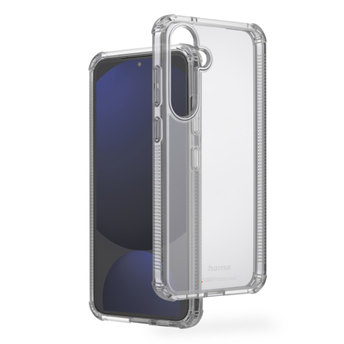 Hama Extreme Protect, kryt pro Samsung Galaxy S24 FE, D3O®, nežloutnoucí, průhledný Hama Extreme Protect, kryt pro Samsung Galaxy S24 FE, D3O®, nežloutnoucí, průhledný