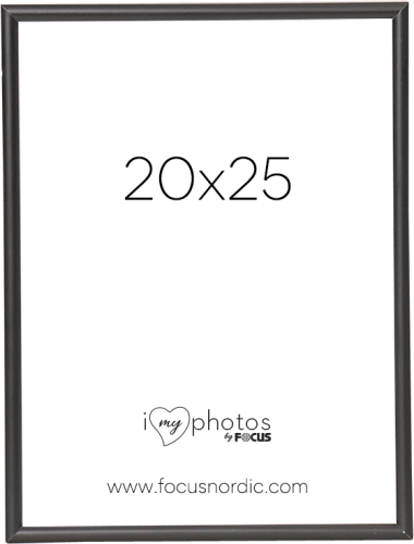 Focus Can-Can Aluminium Black 20x25