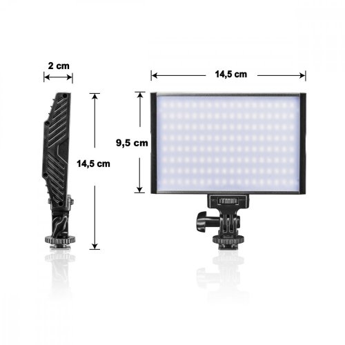 Walimex pro Niova 150 Bi Color 15 W On Camera LED Leuchte 15 Watt