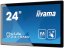 Dotykový monitor IIYAMA ProLite TF2415MC-B2, 23,8" kioskový VA LED, PCAP, 16 ms, 315 cd/m2, USB, VGA/HDMI/DP, černý