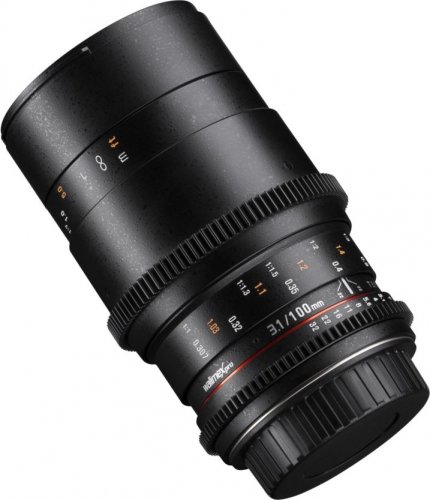 Walimex pro 100mm T3.1 Makro Video DSLR Lens for Canon EF