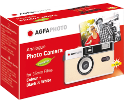 AgfaPhoto Reusable Camera 35mm BEIGE