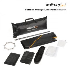 Walimex pro Softbox 60x90cm PLUS (Orange Line Serie) ohne Adapter