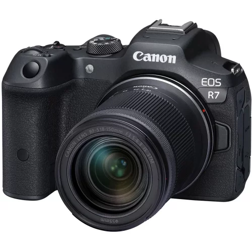 Canon EOS R7 with RF-S 18-150mm Lens and EF-EOS R Adapter