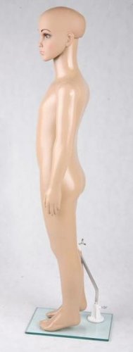Child figurine "Boy", white skin color, height 140 cm