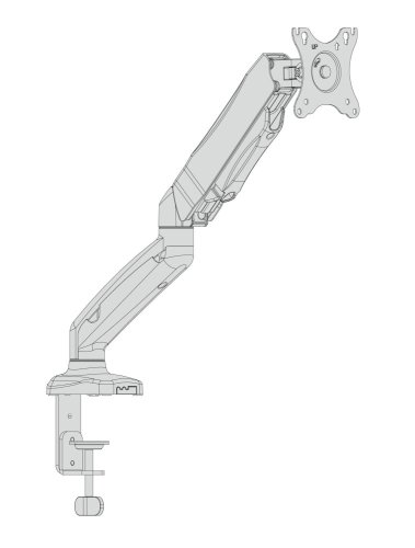Connect IT SingleArm CMF-3107 stolní držák pro 1 monitor, černý