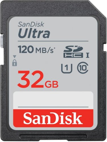 Sandisk Secure Digital 32GB Ultra SDHC 120 MB/s