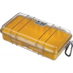 Peli™ Case 1060 MicroCase žltý s priehľadným vekom