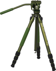 Sirui Pilot Series Alu Tripod CT04+CT5 Videohead Green