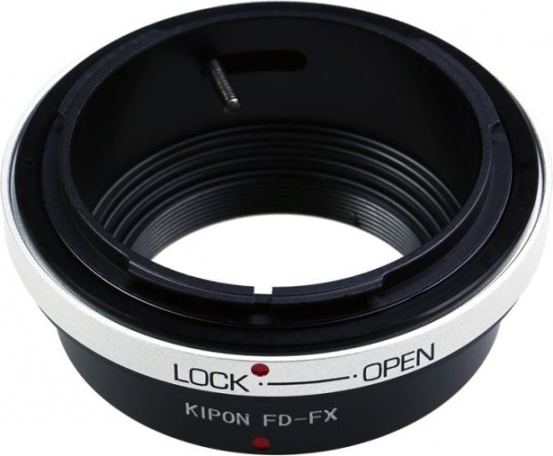Kipon adaptér z Canon FD objektivu na Fuji X tělo