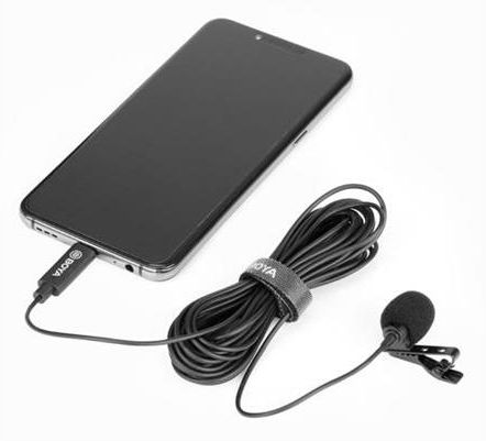 BOYA BY-M3 USB-C Lavalier mikrofon pro zařízení Android / Mac / Windows