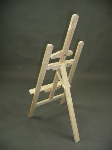 Ateliérový dřevěný malířský stojan 63cm nesložený (MS70)