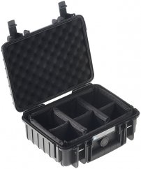 B&W Outdoor Case 1000, kufr s přepážkami černý