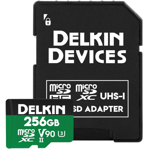 Delkin microSD Power 2000x UHS-II (V90) R300/W250 256GB