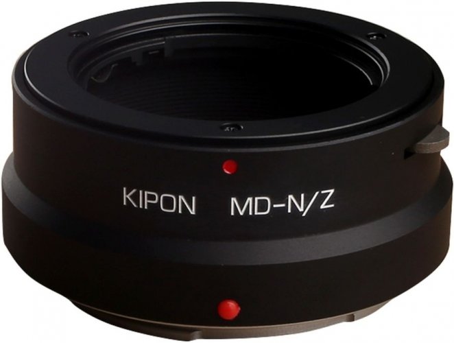 Kipon adaptér z Minolta MD objektívu na Nikon Z telo