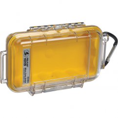 Peli™ Case 1015 MicroCase mit transparentem Deckel (Gelb)