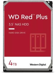 Western Digital Red Plus 4TB, 3,5", SATA III, 256MB, 5400RPM