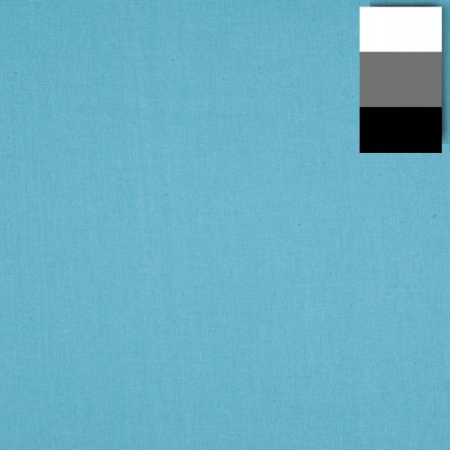 Walimex látkové pozadí (100% bavlna) 2,85x6m (tyrkysově modrá)