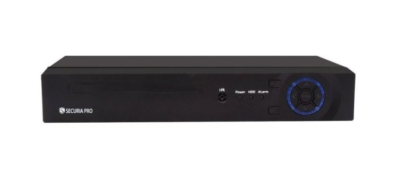 Securia Pro NVR4CHV8-W IP camera set, 8Mpx, 4 cameras, PoE NVR, white, after option