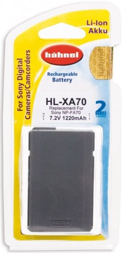 Hähnel HL-XA70, Sony NP-FA70, 1220 mAh, 7,2V, typ A