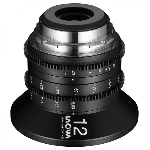 Laowa 12mm T/2,9 Zero-D Cine (ft) mierka v stopách pre Canon EF