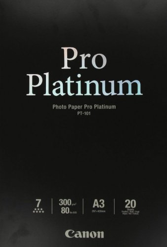 Canon PT-101 Pro Platinum Fotopapier A3, 20 Blatt