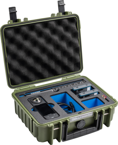 BW Outdoor Cases Type 1000 for Insta360 X4, bronze green