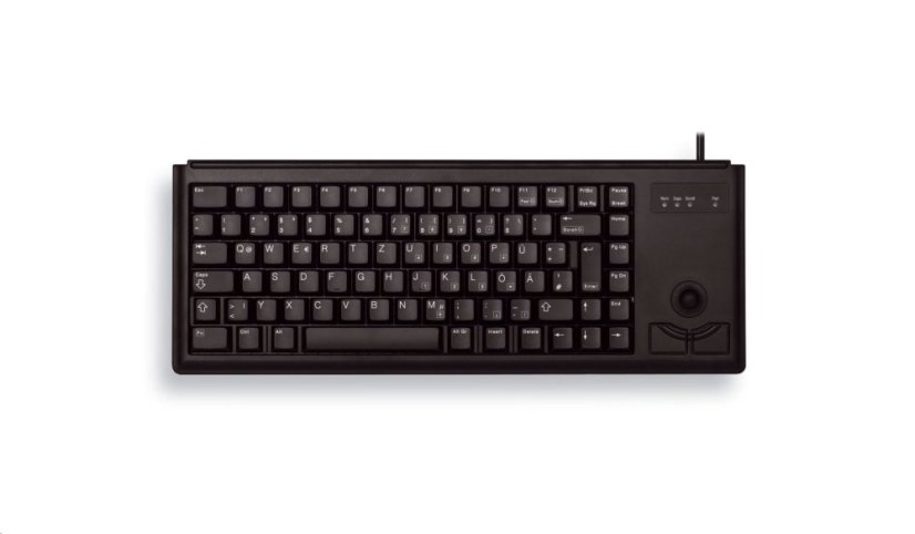 Klávesnice Cherry G84-4400LUBEU-2, KEY, USB, černá, trackball, CZ