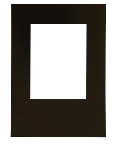 Focus pasparta 50×70 / 30×40 Černá s černým jádrem