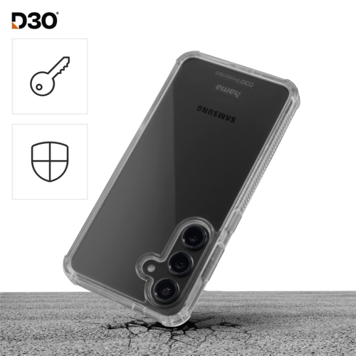 Hama Extreme Protect, kryt pro Samsung Galaxy S24 FE, D3O®, nežloutnoucí, průhledný Hama Extreme Protect, kryt pro Samsung Galaxy S24 FE, D3O®, nežloutnoucí, průhledný