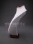 Állvány, Display, Ékszerállvány 36cm Magasságú Fehér Bőr (D01)