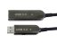 PremiumCord USB3.2 + 2.0 prodlužovací optický kabel A/Male - A/Female, 20 m